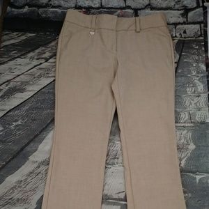 New York & Company womens beige slacks